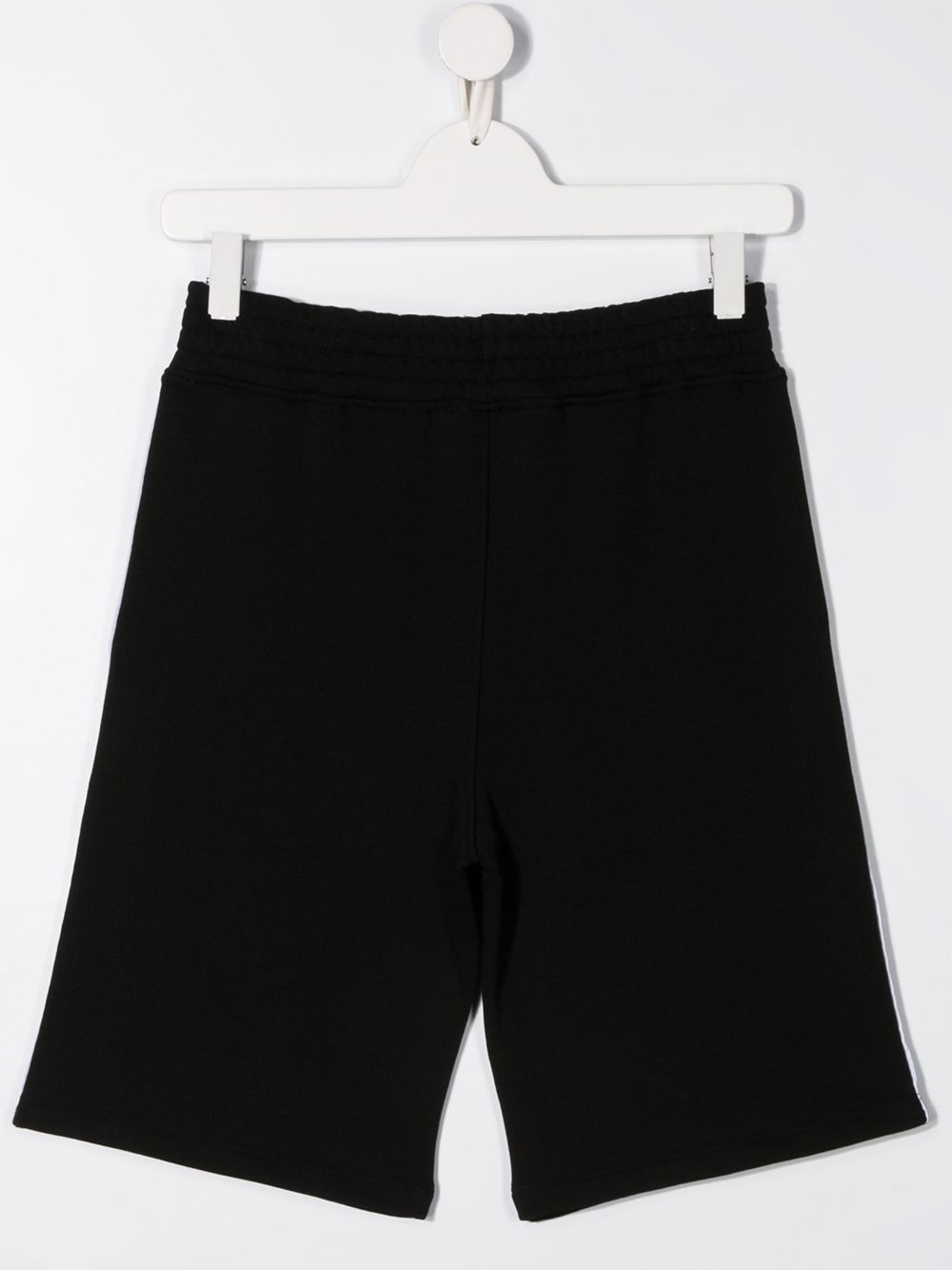 фото Neil barrett kids relaxed fit lightning bolt logo shorts