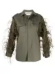 Image 1 of Valentino feather-embellished military jackets
