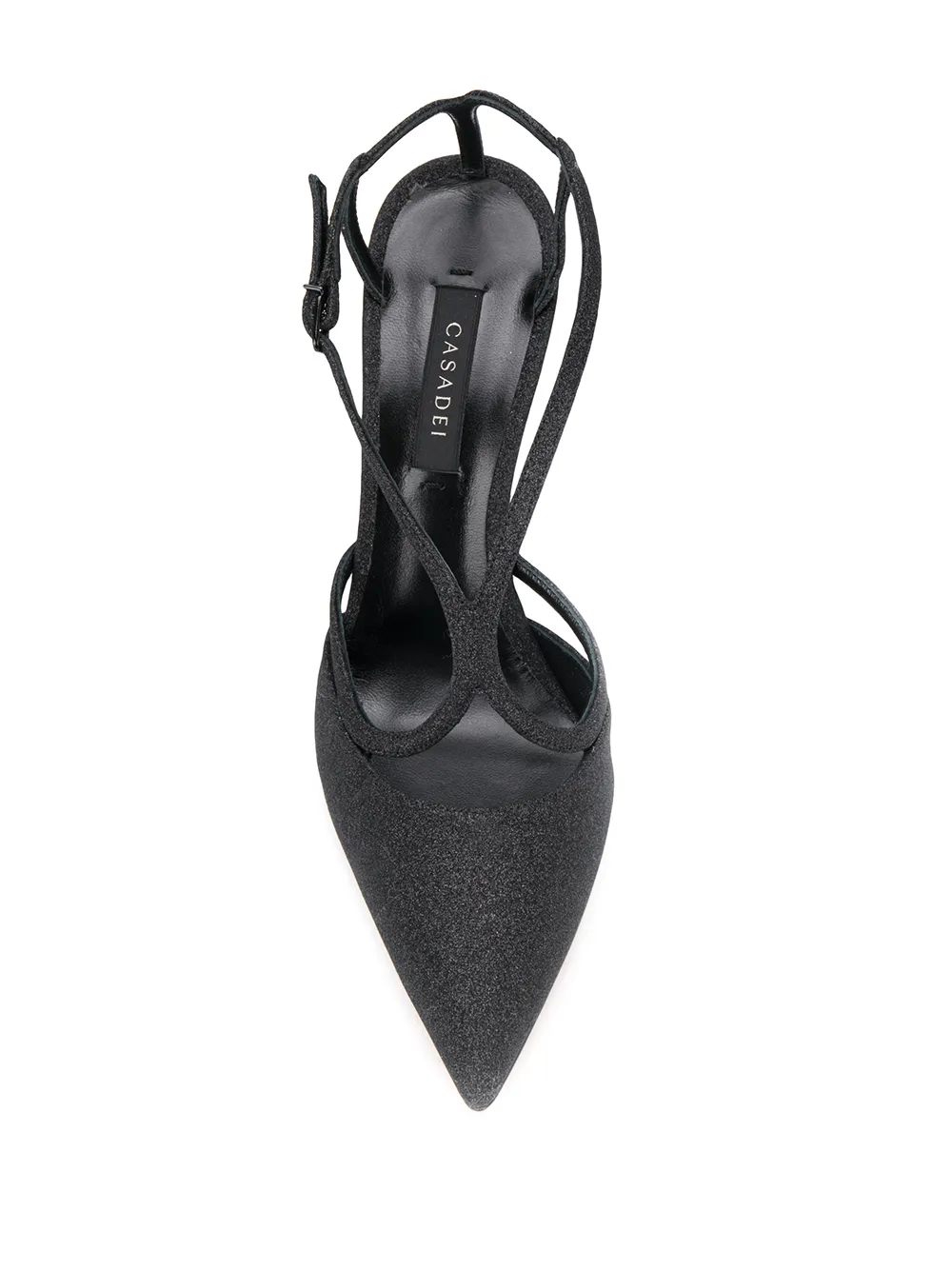 фото Casadei туфли-лодочки city light 110 с блестками