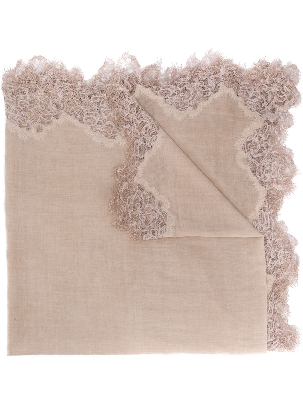 фото Faliero sarti lace-trimmed scarf