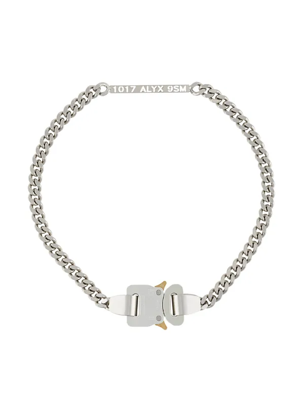 1017 ALYX 9SM Buckle Detail Chain Necklace - Farfetch