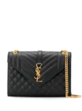 Saint Laurent Cassandra quilted shoulder bag - Black
