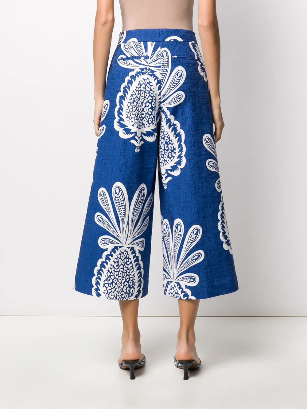 La DoubleJ Pineapple Print Cropped 