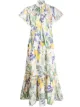 Image 1 of La Doublej Lou Lou lemon print dress