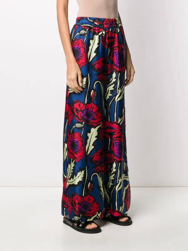 silk palazzo trousers