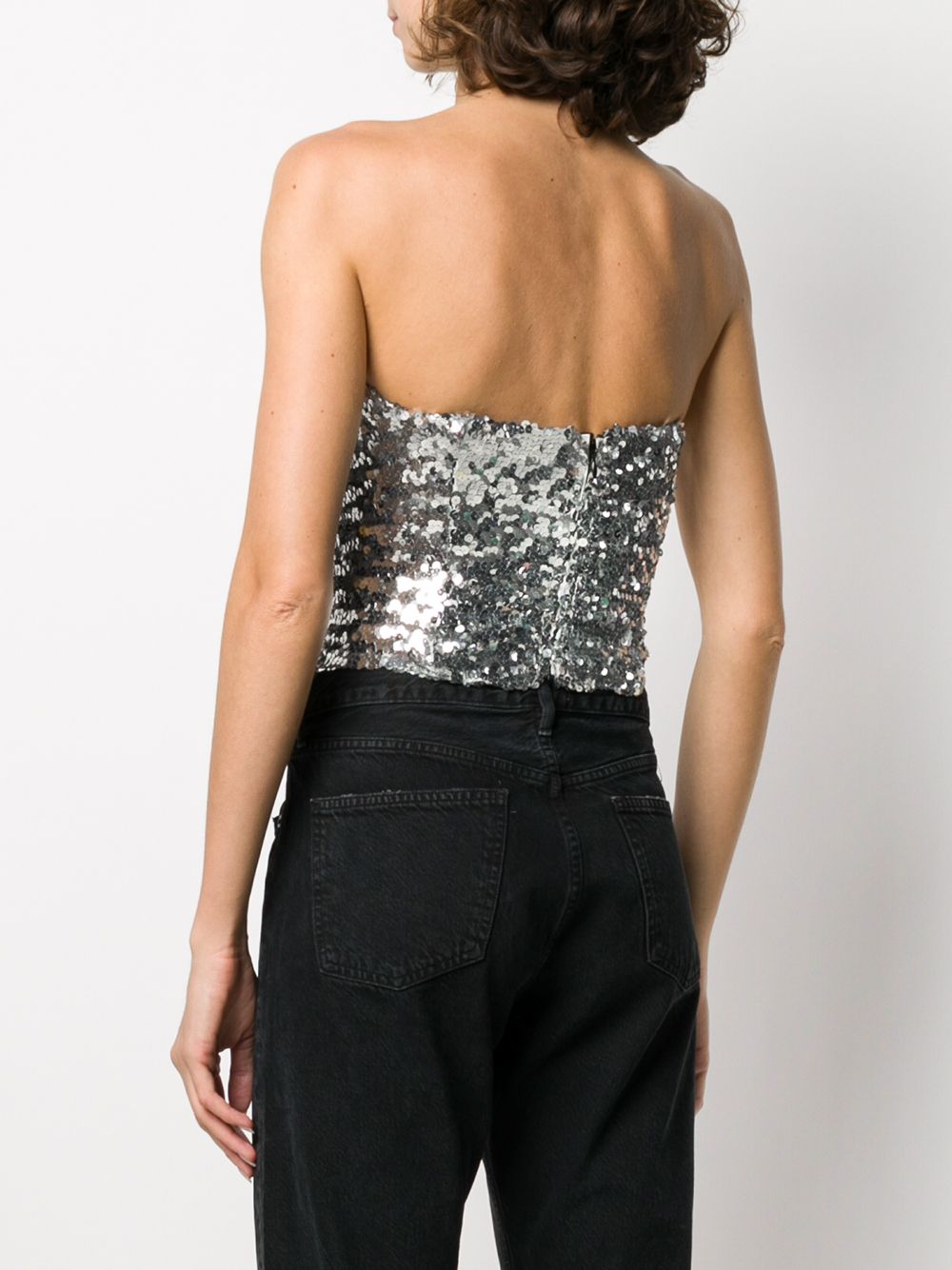 фото Amen sequined strapless top