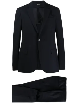 Z Zegna جاكيت بكاروهات