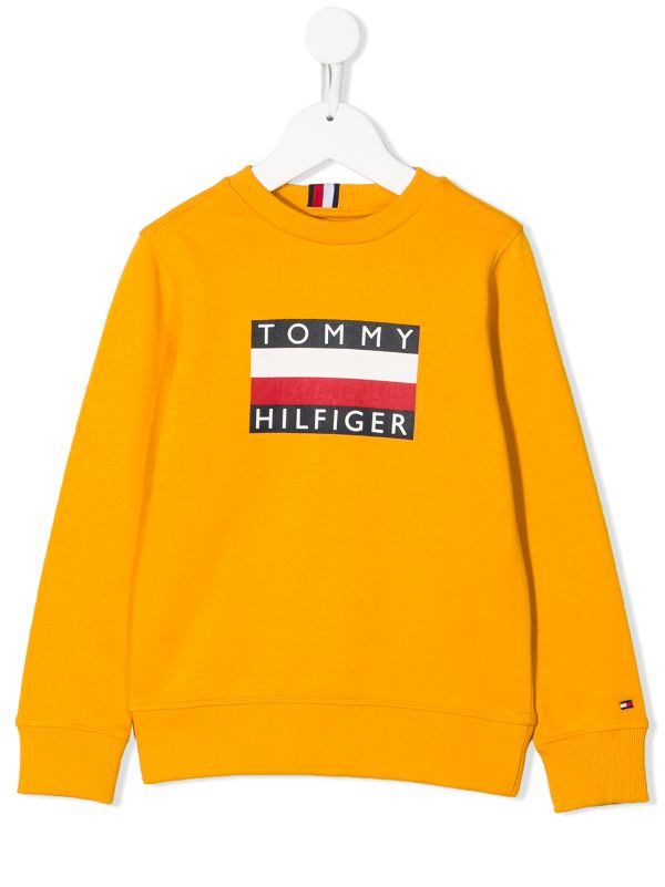 tommy hilfiger sweatshirt orange