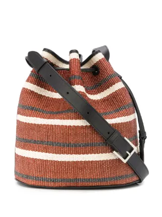 large drawstring bucket bag