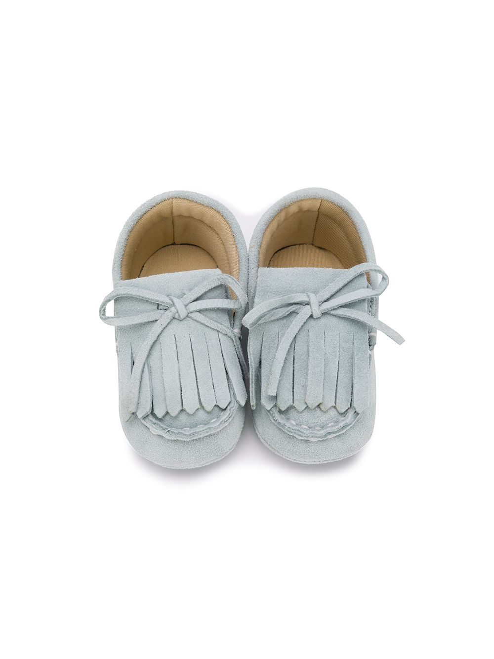 фото Babywalker fringed lace-up pre-walkers