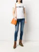 Image 2 of Dondup sequin embellished logo cotton blend T-shirt