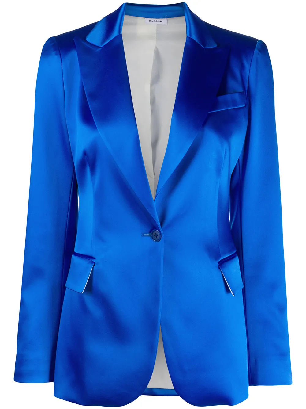 P.A.R.O.S.H. Blazer In Satin-Optik fCtUc oyCJn P.A.R.O.S.H. Blazer In Satin-Optik fCtUc oyCJn