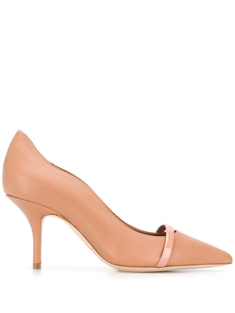 Malone Souliers Maybellems 75mm Heel Pumps In Neutrals