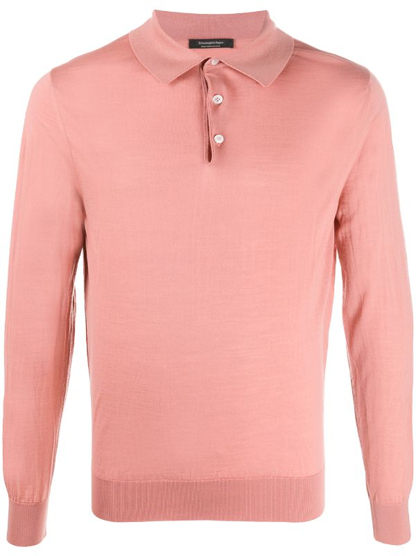 zegna long sleeve polo