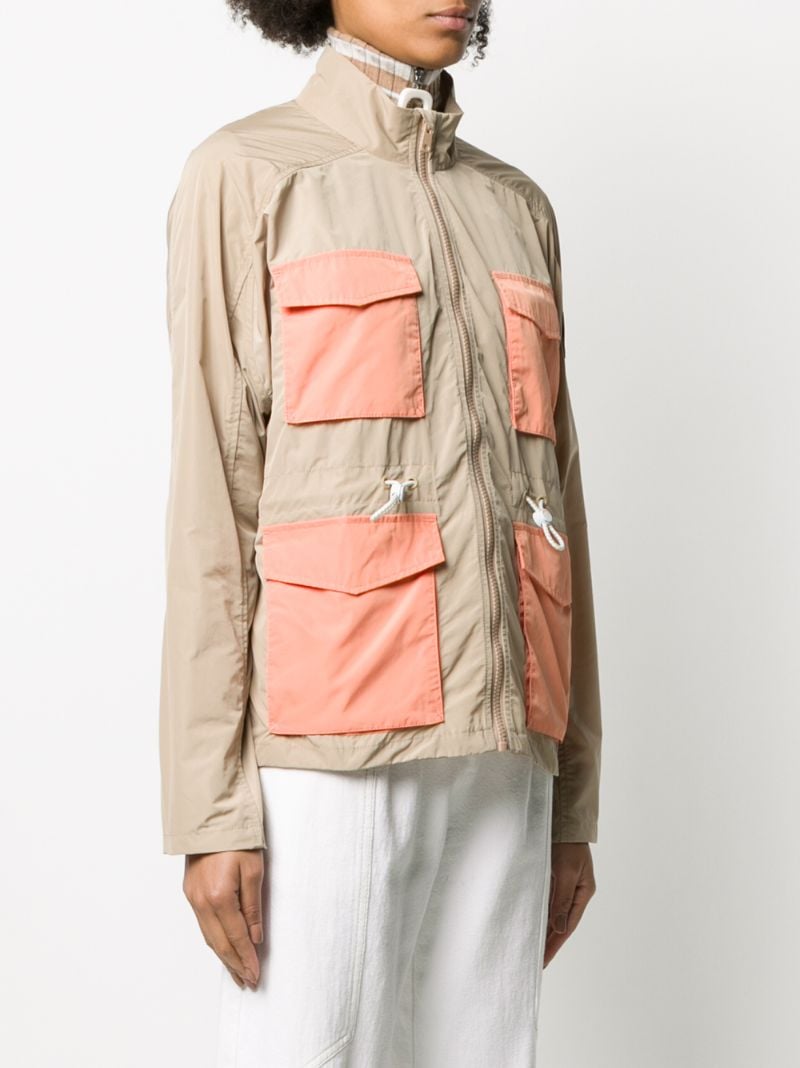 Shop Ecoalf Lightweight Zipped Jacket In Neutrals