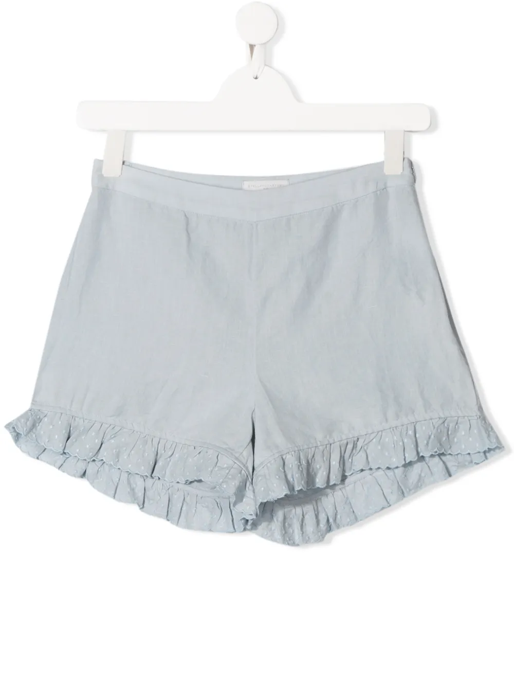 Stella Mccartney Kids' Ruffled Shorts In Blue