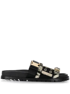 sacai platform sandals