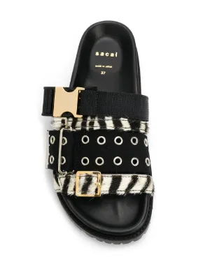 sacai platform sandals