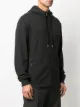 Dolce & Gabbana logo patch zipped hoodie
