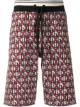 Image 1 of Dolce & Gabbana logo print drawstring running shorts