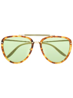 gucci aviator tortoise