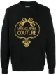 Image 1 of Versace Jeans Couture long sleeve baroque-logo sweater