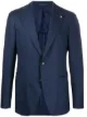 Image 1 of Tagliatore fine knit slim-fit suit jacket