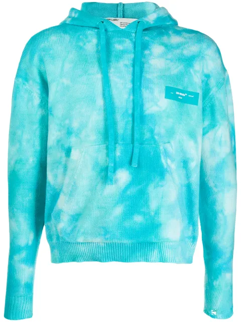 off white tie dye jumper