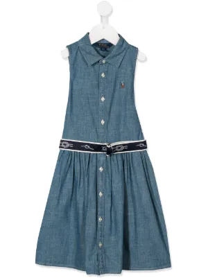 ralph lauren girls denim dress