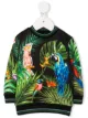 الصورة 1 من Dolce & Gabbana Kids سويت شيرت برقبة مستديرة وطبعة استوائية
