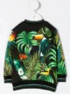 الصورة 2 من Dolce & Gabbana Kids سويت شيرت برقبة مستديرة وطبعة استوائية