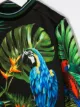 Dolce & Gabbana Kids سويت شيرت برقبة مستديرة وطبعة استوائية