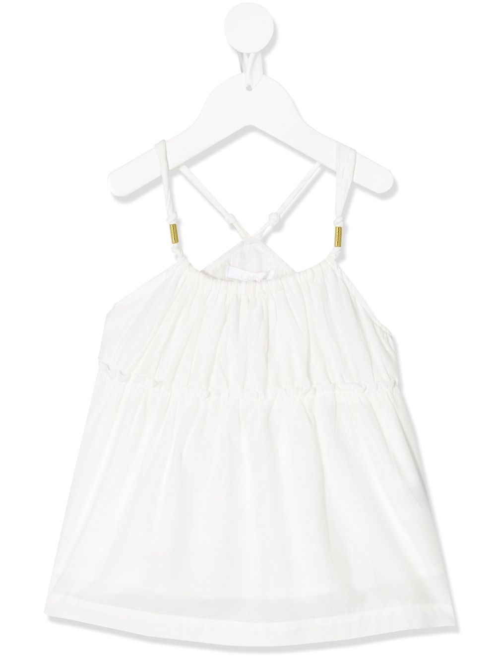 фото Chloé kids расклешенное платье мини