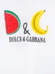 Dolce & Gabbana Kids تيشيرت بشعار الماركة وأكمام قصيرة