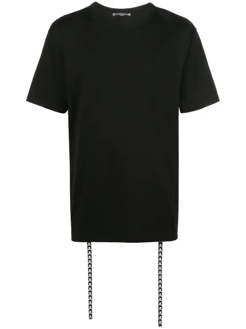 Mastermind World playera con cuello redondo y logo estampado