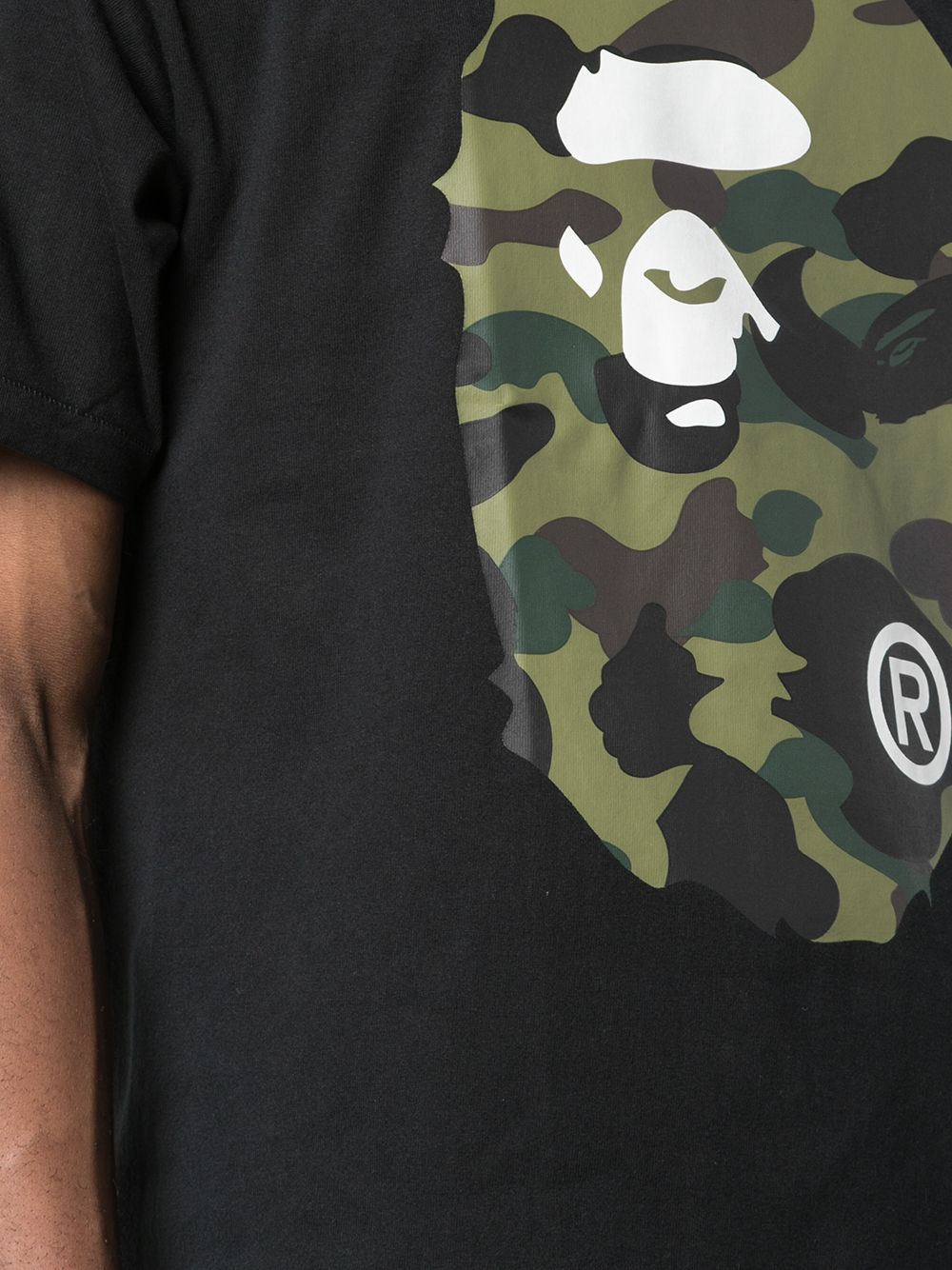 фото Bape 1st camo big ape head t-shirt