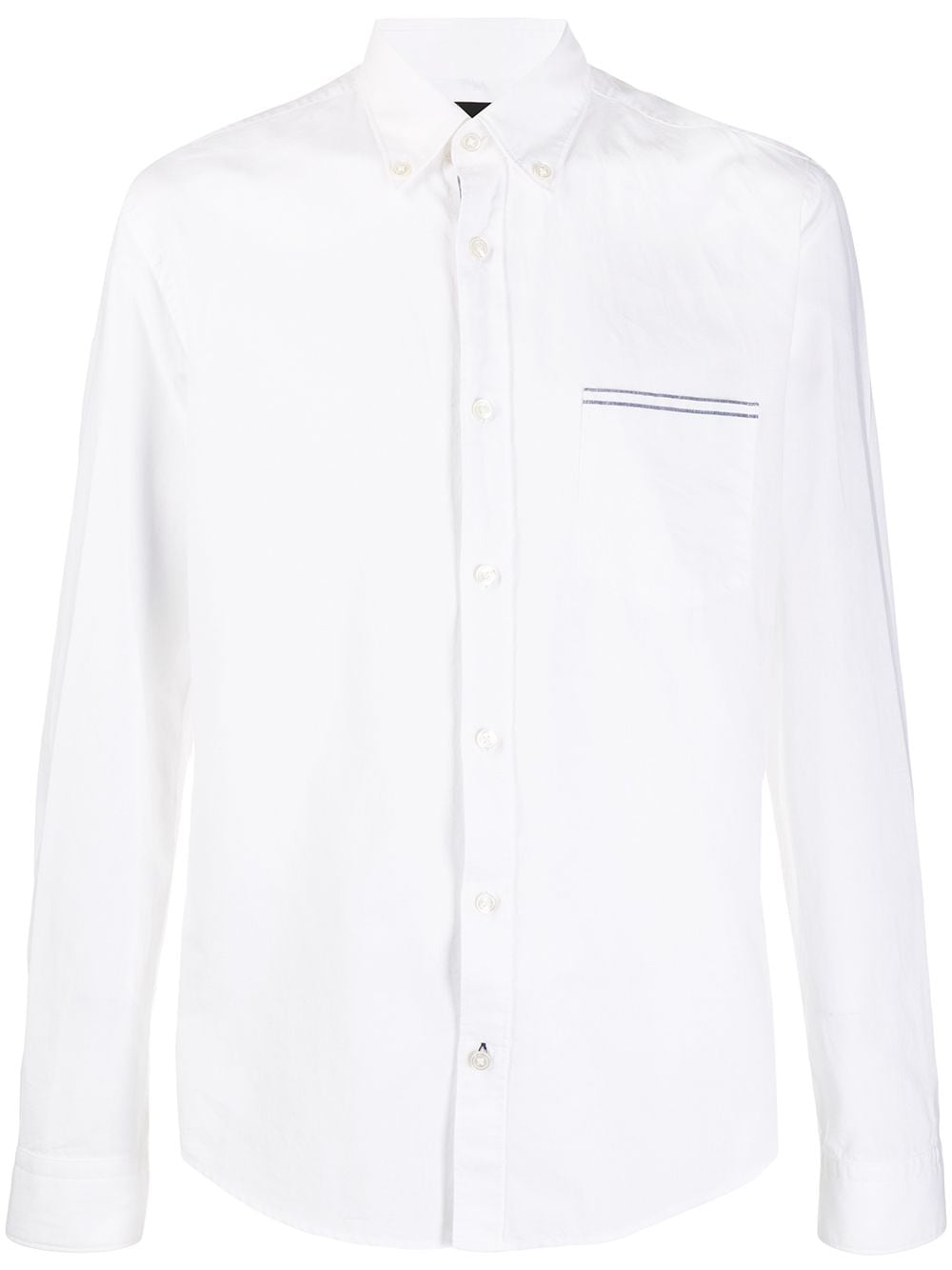 Hugo Boss Long Sleeve Regular Fit Shirt In White