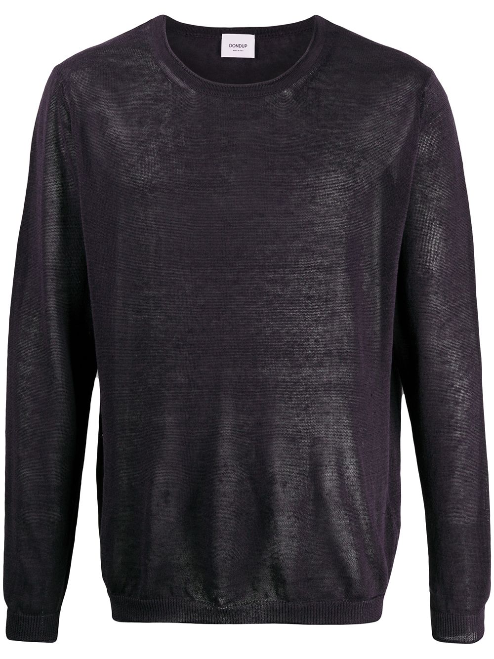 Dondup Crew Neck Jumper In Blue