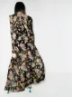 The Attico floral-print wrap maxi-dress