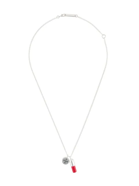AMBUSH pill pendant necklace