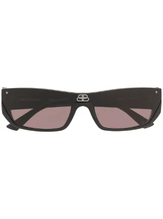 Balenciaga Eyewear Occhiali Da Sole Rettangolari Shield - Farfetch