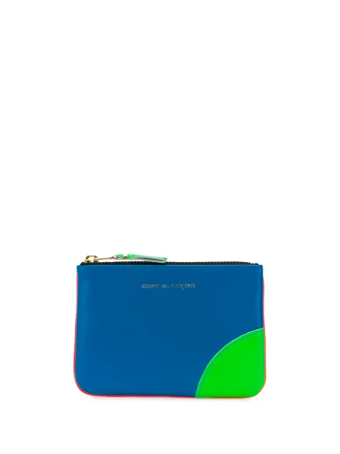 Comme Des Garçons Wallet colour-block leather wallet