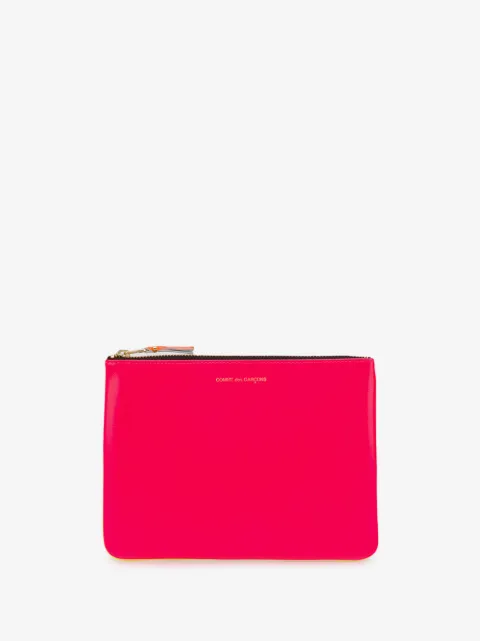 Comme Des Garçons Wallet pung med colourblocking og lynlås