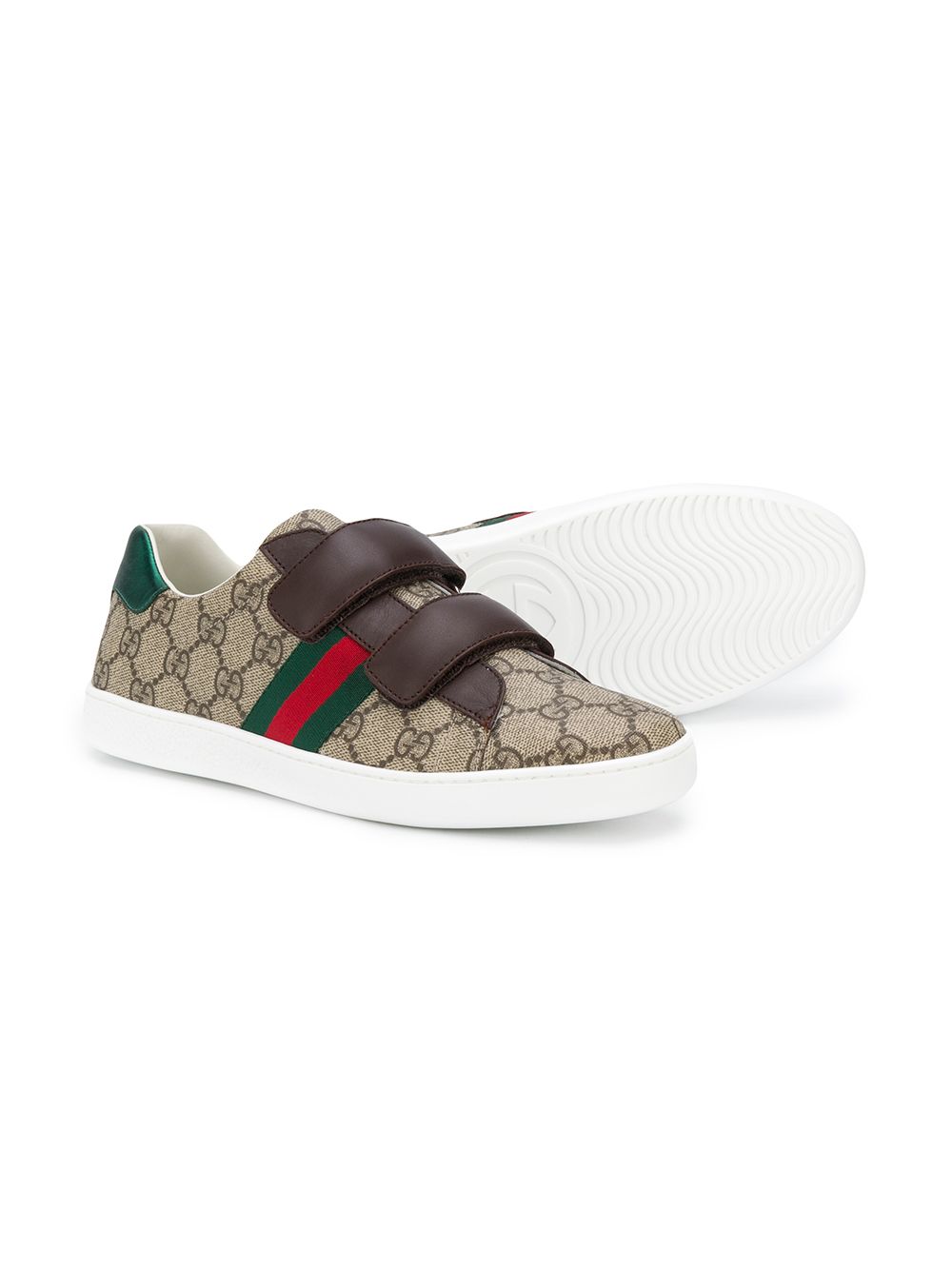 фото Gucci kids gg low-top sneakers