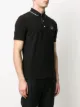 Armani Exchange рубашка-поло с контрастной отделкой