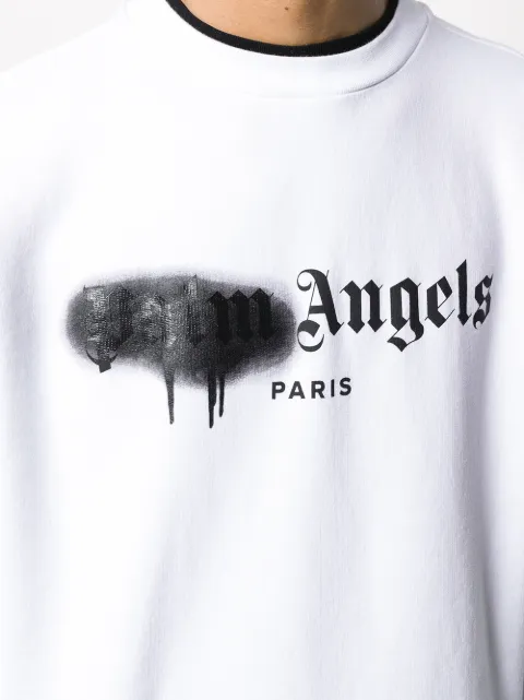 Palm angels spray paint jumper Clearance