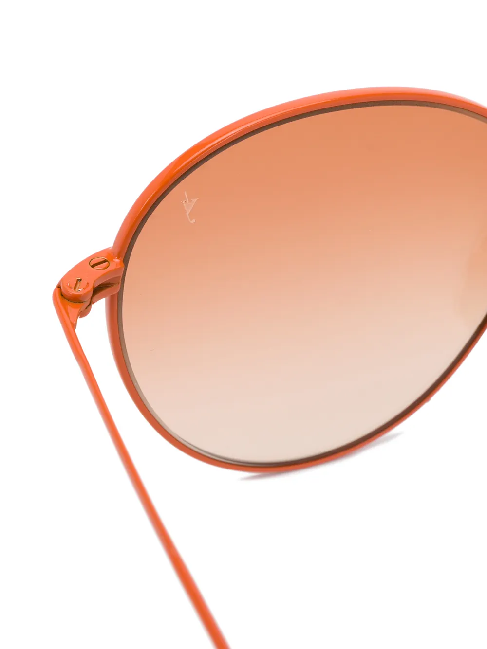 Eyepetizer Julien zonnebril met rond montuur Oranje