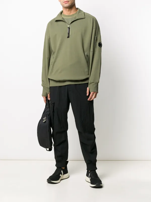 cp company funnel neck sweatshirt