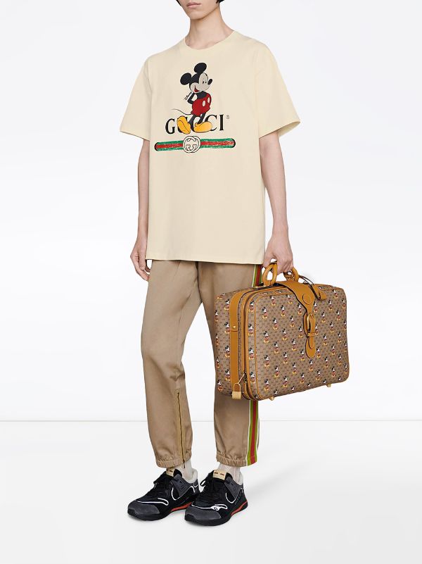 gucci mickey mouse luggage