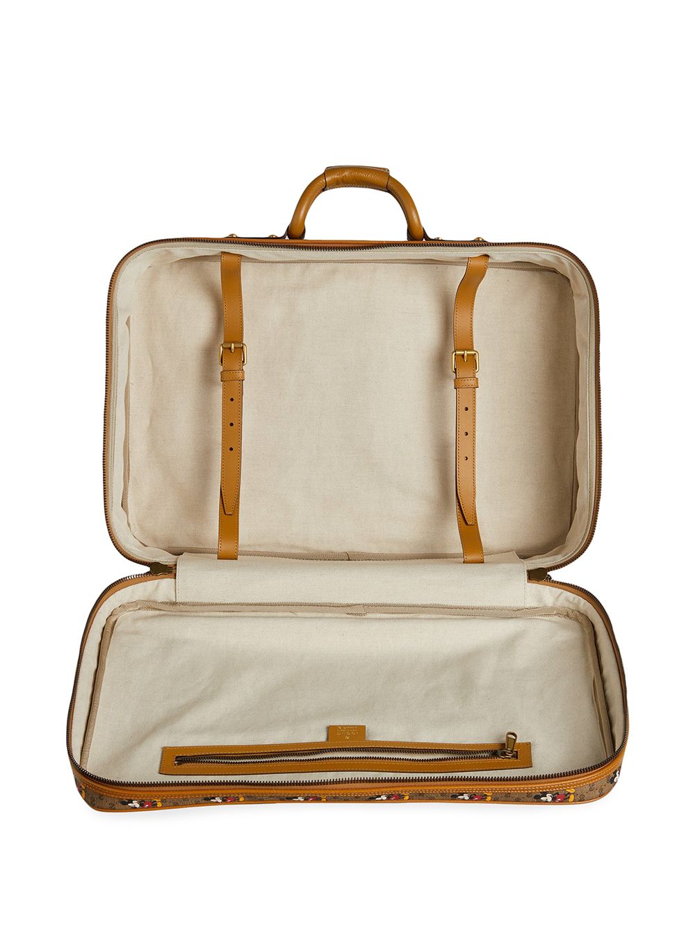 фото Gucci чемодан с узором gg из коллаборации с disney